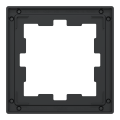 D-life - cadre de finition - verre - noir - 1 poste