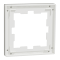 D-life - cadre de finition - verre - blanc - 1 poste