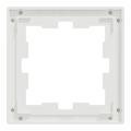 D-life - cadre de finition - verre - blanc - 1 poste