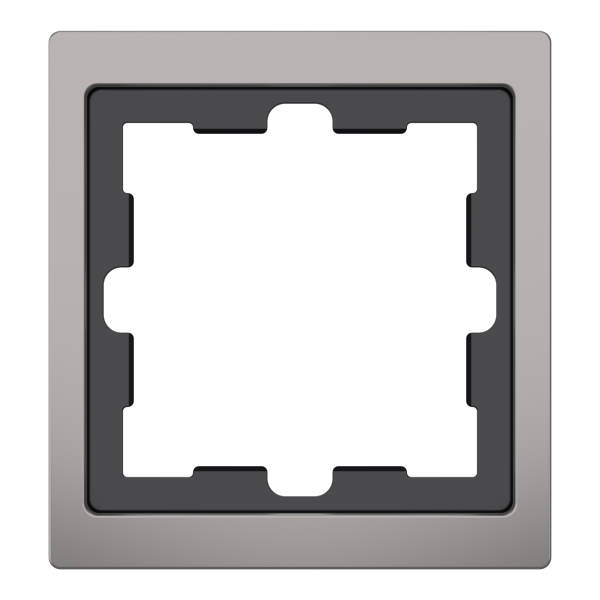 D-life - cadre de finition - métal - nickel - 1 poste