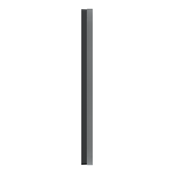 D-life - cadre de finition - verre - noir - 2 postes