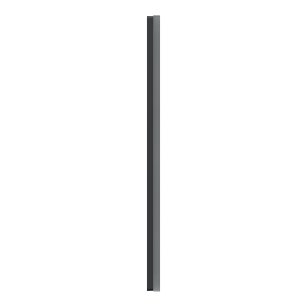 D-life - cadre de finition - verre - noir - 3 postes