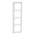 D-life - cadre de finition - verre - blanc - 4 postes