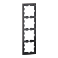 D-life - cadre de finition - métal - nickel - 4 postes