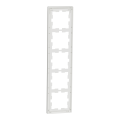 D-life - cadre de finition - verre - blanc - 5 postes