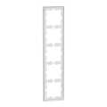 D-life - cadre de finition - blanc lotus - 5 postes