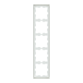D-life - cadre de finition - blanc lotus - 5 postes
