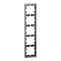 D-life - cadre de finition - métal - nickel - 5 postes