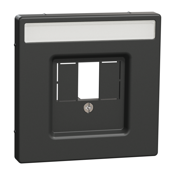 D-life - enjoliveur pour prise conn multimédia - porte-étiquette - anthracite