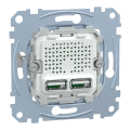D-life - prise chargeur double - usb a+a - 2.1 a - méca seul