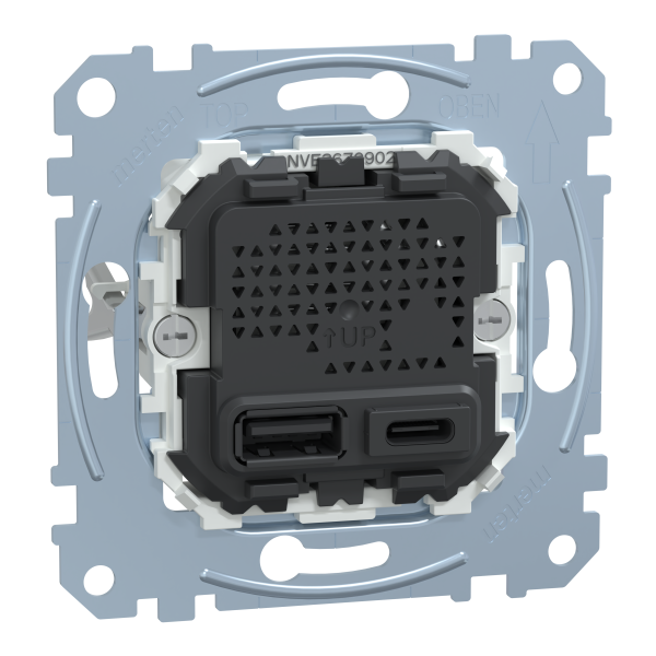 D-life - prise chargeur double - usb a+c - 2.4 a - méca seul