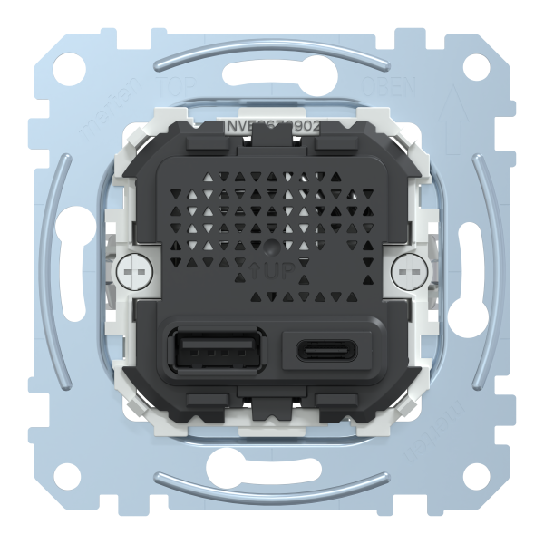 D-life - prise chargeur double - usb a+c - 2.4 a - méca seul
