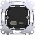 D-life - prise chargeur usb double - c 45w + a 7,5w - méca seul