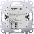 D-life - prise chargeur usb double - c 45w + a 7,5w - méca seul