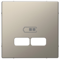 D-life - enjoliveur pour prise usb - métal nickel