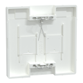 D-life - enjoliveur prise support double rj45 compatible keystone - blanc lotus