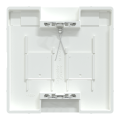 D-life - enjoliveur prise support double rj45 compatible keystone - blanc lotus
