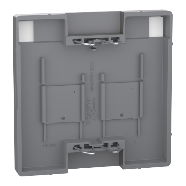 D-life - enjoliveur prise support double rj45 compatible keystone - métal nickel