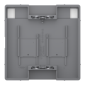 D-life - enjoliveur prise support double rj45 compatible keystone - métal nickel