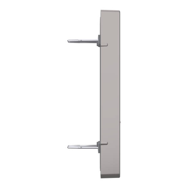 D-life - enjoliveur prise support double rj45 compatible keystone - métal nickel