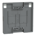 D-life - enjoliveur prise support double rj45 compatible keystone - métal mocca