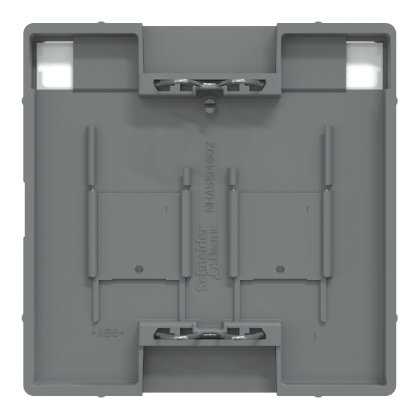 D-life - enjoliveur prise support double rj45 compatible keystone - métal mocca