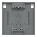 D-life - enjoliveur prise support double rj45 compatible keystone - métal mocca