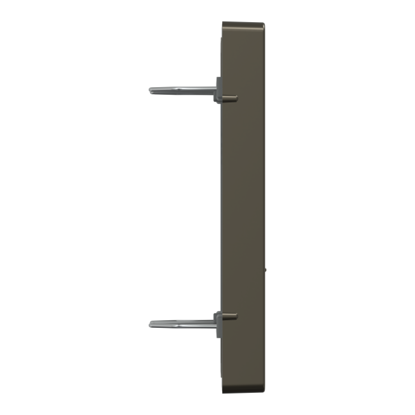 D-life - enjoliveur prise support double rj45 compatible keystone - métal mocca
