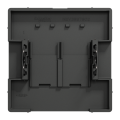 D-life - enjoliveur pour prise double rj45 actassi s-one - anthracite