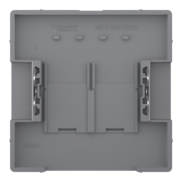 D-life - enjoliveur pour prise double rj45 actassi s-one - métal nickel