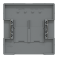 D-life - enjoliveur pour prise double rj45 actassi s-one - métal mocca