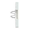 D-life - enjoliveur prise double rj45 s-one - porte-étiquette - blanc lotus