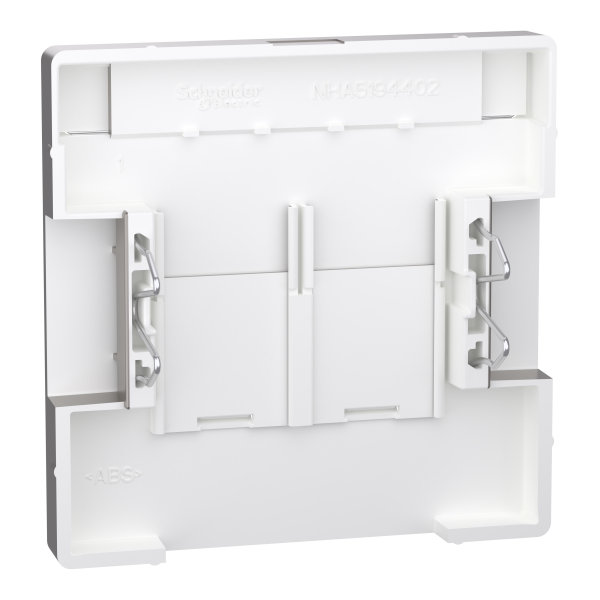 D-life - enjoliveur prise double rj45 s-one - porte-étiquette - métal nickel