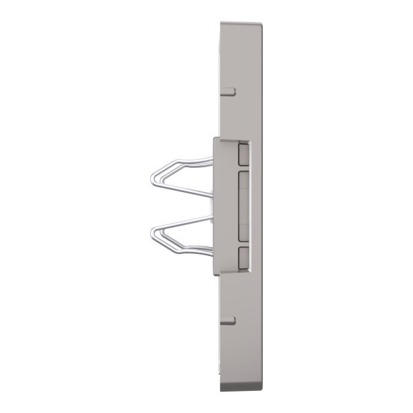 D-life - enjoliveur prise double rj45 s-one - porte-étiquette - métal nickel