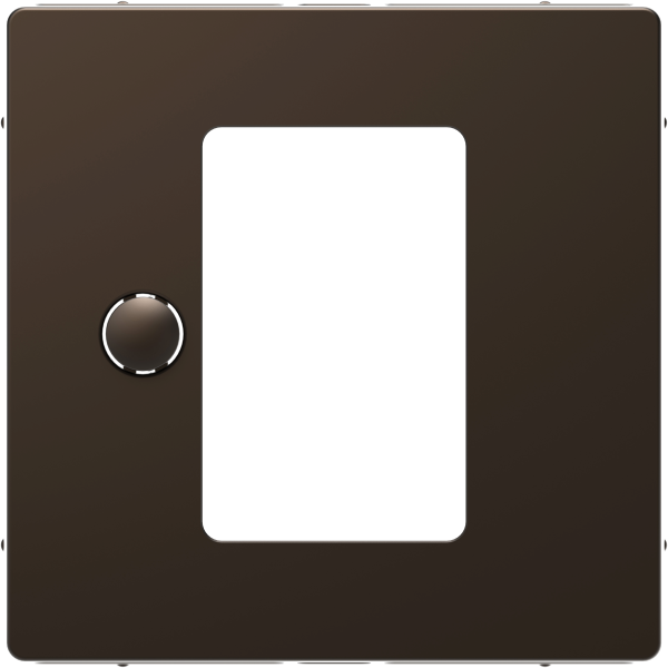 D-life - enjoliveur pour thermostat programmable écran tactile - métal mocca
