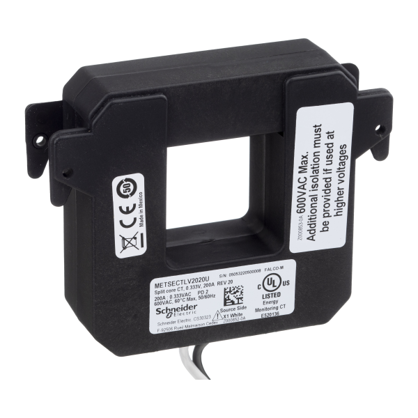 Powerlogic - ti ouvrant - t2 - 200a - sortie 0,333v - incompatible entrée 5a