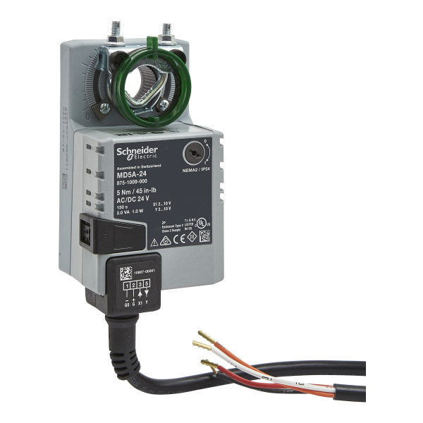 Moteur 24v 5nm signal 0..10v pour registre