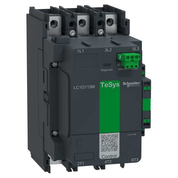 Tesys giga, 3p(3no), 115a, bobine ac/dc 200v…500v,  com modbus, standard