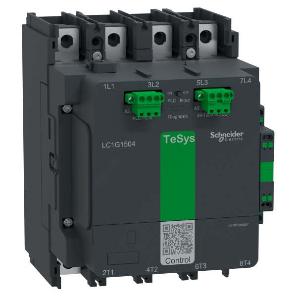 Tesys giga, 4p(4no), 150a, bobine ac/dc 48v…130v, application sncf, avanced