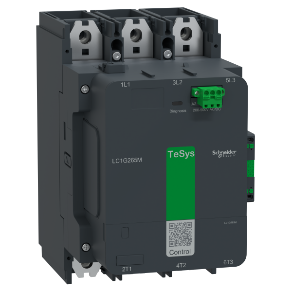 Tesys giga, 3p(3no), 265a, bobine ac/dc 200v…500v,  com modbus, standard