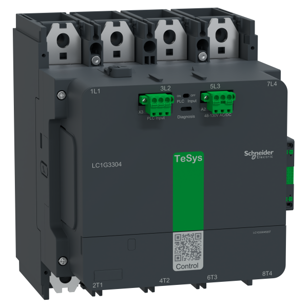 Tesys giga, 4p(4no), 330a, bobine ac/dc 48v…130v, application sncf, avanced