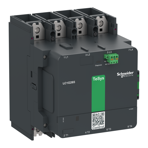 Contacteur tesys lc1g 400a 440v 4p ac3 standard 200-500v ac-dc bobine