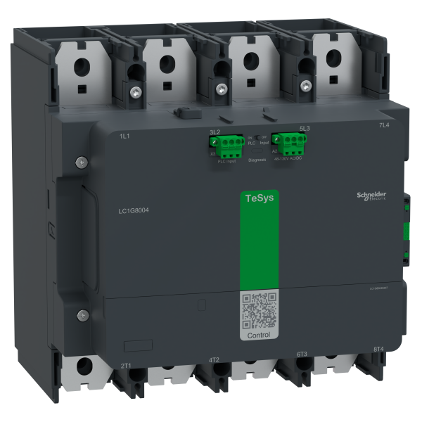 Tesys giga, 4p(4no), 800a, bobine ac/dc 48v…130v, application sncf, avanced
