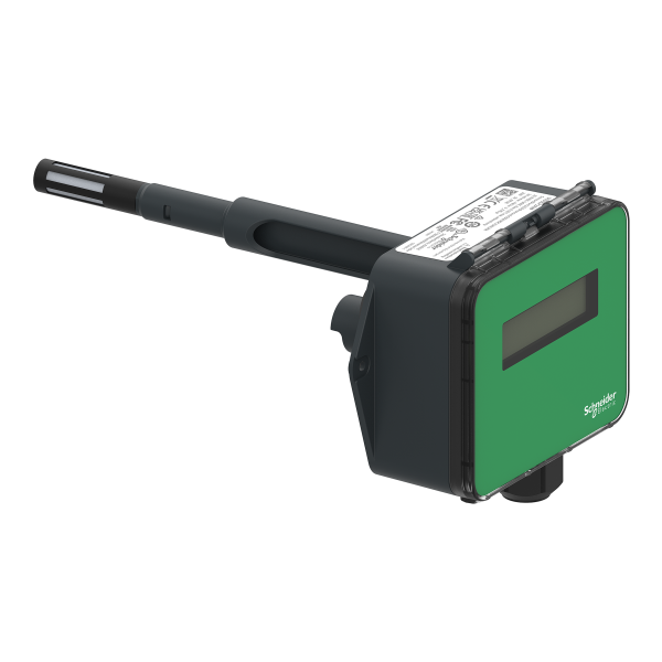 Capteur de gaine communicant avec lcd qualité d'air co2 + cov + t