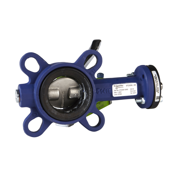 Vanne papillon disque acier inoxydable pn16 dn100 kv760