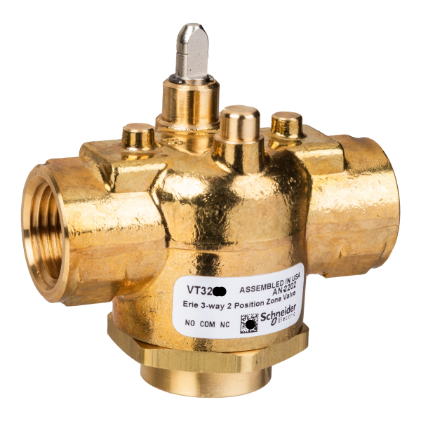 Vanne 3 voies de zone tor pn20 dn15 kv2,6