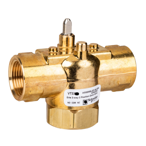 Vanne 3 voies de zone tor pn20 dn20 kv2,6