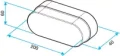 Aldes bouchon eq.125 (60x200)