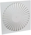 Aldes sf 786 f7 600x600 - diffuseur à jet hélicoïdal carré fixe