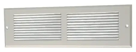 Aldes grille gr  11 - avec gam - blanc